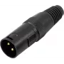 XLR 3-polige connector Omnitronic 30208430 – audioconnector male/female, 3-polig