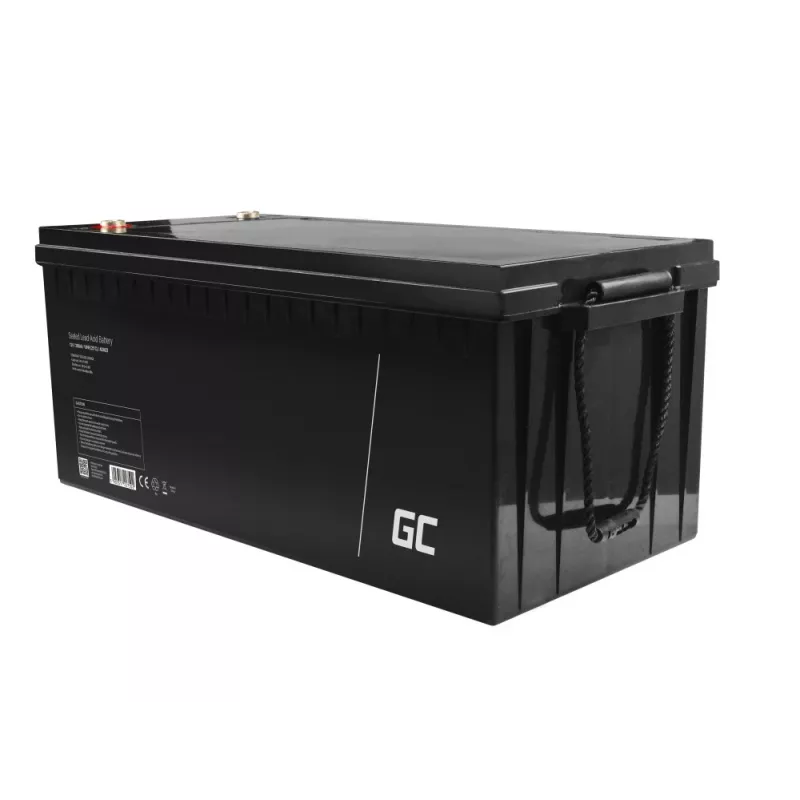 Voertuigaccu Green Cell AGM33 VRLA AGM 200 Ah 12 V, onderhoudsvrij, 58 kg
