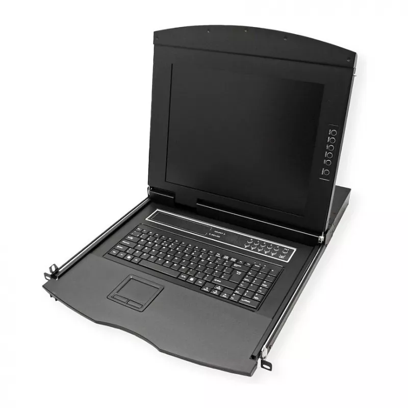 Rackconsole VALUE 26.99.0160 1U, 17 inch (43,2 cm) LCD 1280x1024, USB-toetsenbord/muis, zwart