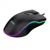 Bedrade verwarmde gaming-muis ActiveJet AMY-W390 — dubbelhandig, optisch 2000 DPI, USB Type-A, 4 knoppen, zwart