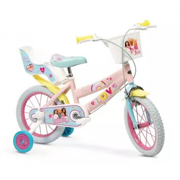 Kinderfiets Toimsa 12 inch model 1265 — Barbie-design, 12-inch wielen, geschikt voor peuters