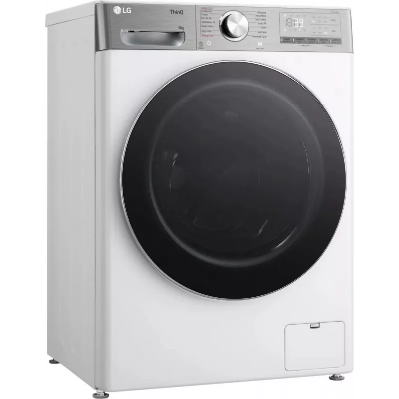 LG F2WR909P3W wasmachine, 9 kg, 47,5 cm, 1200 t/min