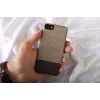 Man&Wood Lattis hoesje voor iPhone 7/8, zwart