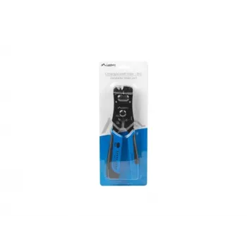 Lanberg NT-0203 kabelkrimptang krimpgereedschap zwart, blauw