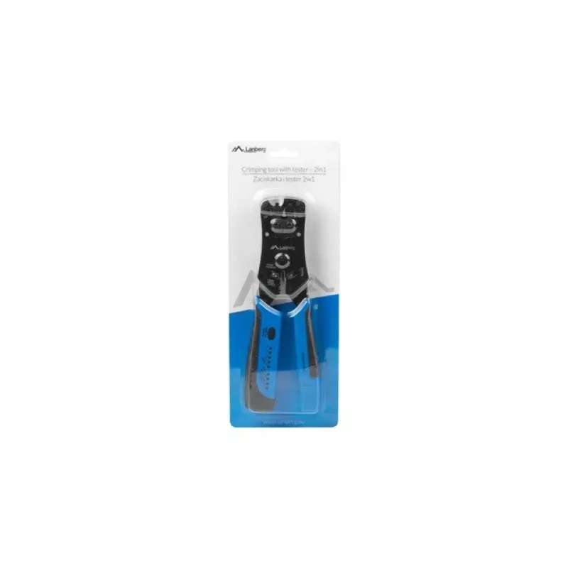 Lanberg NT-0203 kabelkrimptang krimpgereedschap zwart, blauw