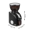 Koffiemolen Solis Scala Zero Static 135 W zwart zilver