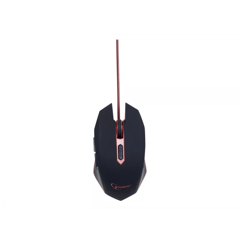 Muis USB OPTICAL GAMING/RED MUSG-001-R GEMBIRD