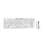 CHERRY Stream Desktop Recharge toetsenbord muis inbegrepen universeel RF draadloos QWERTZ Duits grijs