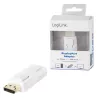 Kabel Gender Changer LogiLink CV0100 DisplayPort naar HDMI wit