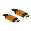 HDMI-kabel DeLOCK 85727 1m Type-A stekker naar stekker zwart goud