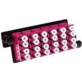 Adapterplaat ACT FA2152 — 6×LC Quad, 24-vezel OM4 patchpanel-adapter