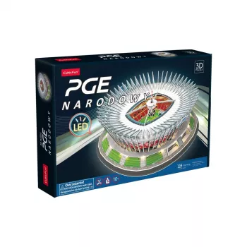 3D-puzzel cubicfun PGE National LED model 306-L541H — LED-verlicht architectonisch papieren model