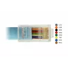 Seriële kabel DeLOCK 63914 USB Type-C RJ45 3m blauw
