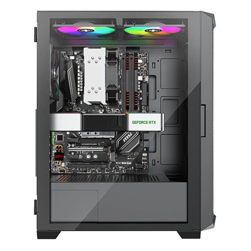Behuizing|XILENCE|ATX/micro ATX/Mini-ITX|Zwart|Midi Tower|PC|XG161
