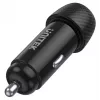 Auto-oplader Unitek P1400A met USB-C en USB-A, 38W, Quick Charge 3.0, ingang 12–24V, zwart