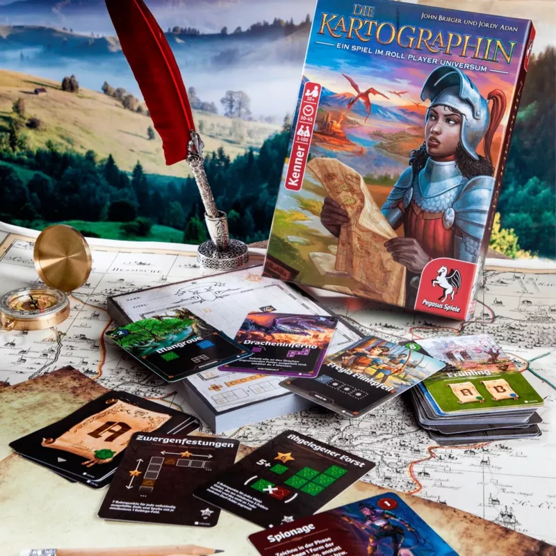 Pegasus Spiele Die Kartographin bordspel