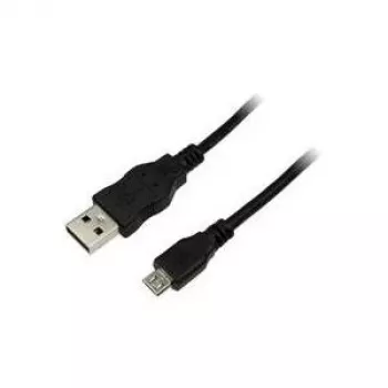 LogiLink USB A naar Micro USB B kabel 5 m, USB 2.0, zwart