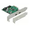 DeLOCK PCI Express x1-kaart naar 2 x USB Type-C™ bus