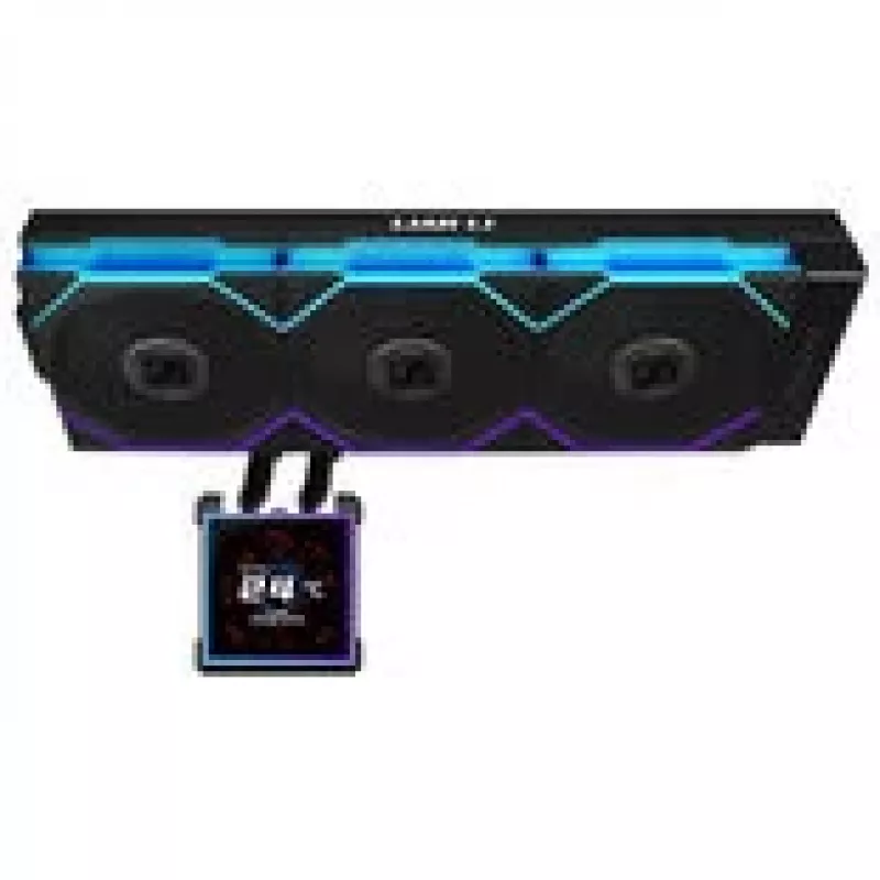 AiO-vloeistofkoeler lian li HydroShift II LCD-S 360mm met RGB en LCD-display