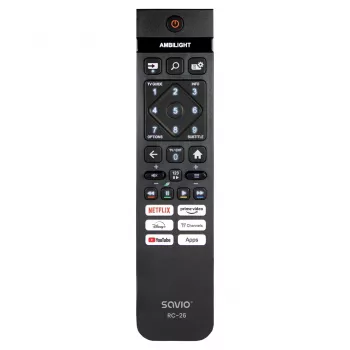 Savio RC-26 afstandsbediening IR draadloos TV-toetsen