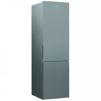 INDESIT INKS 1401 S4E | energie-efficiëntieklasse E | vrijstaand | koel-vriescombinatie | hoogte 202,5 cm | koelgedeelte nuttige inhoud 266 l | vriesgedeelte nuttige inhoud 120 l | 38 dB | zilver
