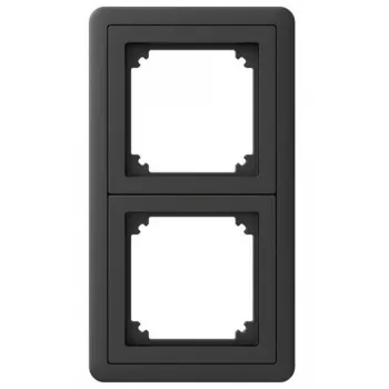 Schneider Electric Exxact 2-voudig frame met afneembare adapter 7 antraciet