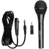 Microfoon SVEN MK-100 (bekabeld, dynamisch, metaal, kabel 4,0 m, 6,3/3,5 mm jack, niere, zwart)