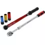 Wielwisselgereedschapset Gedore R69003000 — 5-delige momentsleutelset, zwart/rood