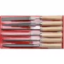Gedore red 3301596 sleutelvijlenset, 6-delig