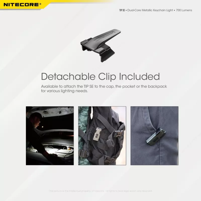 Nitecore TIP SE zwart hand-zaklamp LED