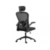 Gamingstoel Sandberg ErgoFusion Basic gevoerde zitting mesh rugleuning zwart
