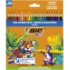 BIC kleurpotloden Kids Smooth 24 kleuren set
