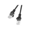 Netwerkkabel LANBERG PCU6-10CC-1000-BK RJ-45 Cat6 U/UTP 10 m zwart