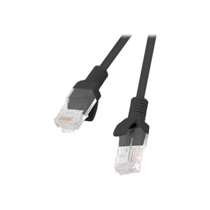 Netwerkkabel LANBERG PCU6-10CC-1000-BK RJ-45 Cat6 U/UTP 10 m zwart