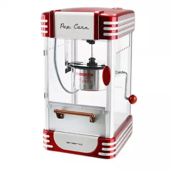 Popcornmachine Emerio POM-120650 360W rood zilver 50g