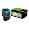 Lexmark 702C R tonercartridge 1 stuks origineel cyaan