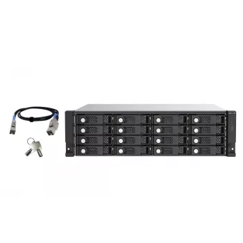 QNAP TL-R1620Sep-RP HDD-behuizing zwart, grijs 2,5/3,5 inch