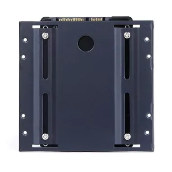 Wentronic Goobay inbouwframe voor harde schijf 2.5 naar 3.5, zwart - geschikt voor het inbouwen van een 2.5 harde schijf in een 3.5 behuizingsvak (93990)