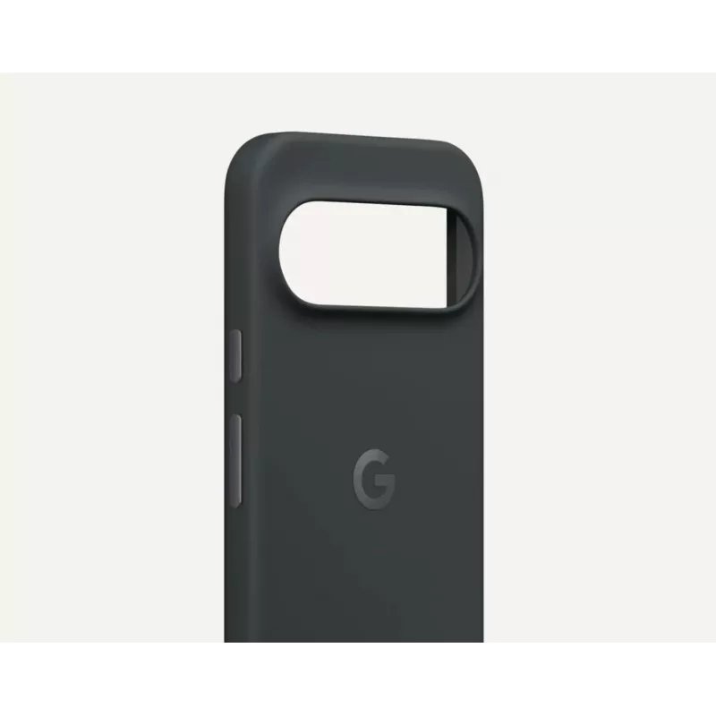 Telefoonhoesje Google Pixelsnap voor Pixel 10 / Pixel 10 Pro, 6,3 inch (16 cm), silicone/microvezel/pc, zwart
