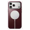 Leren hoesje Nomad Modern voor iPhone 17 Pro Max (6,9 inch) – bordeaux, leer+TPU+PC