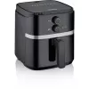 Heteluchtfriteuse Severin FR 2452 4,3 L 1500 W zwart zilver