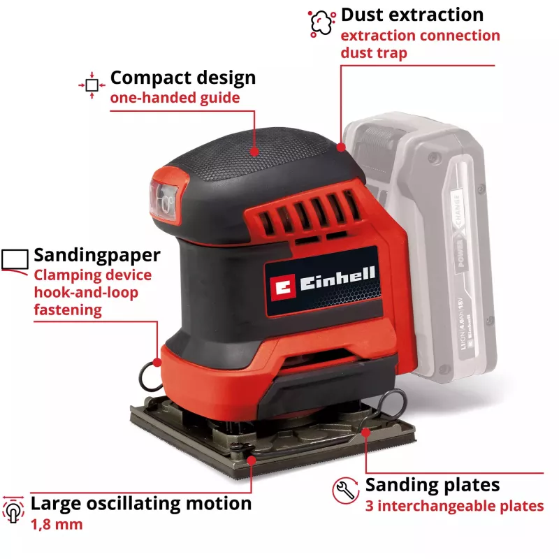 Einhell 4460730 batterij zwart