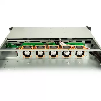 Inter-Tech IPC 1U-1404 rack zwart, roestvrijstaal