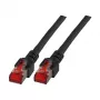EFB-Elektronik RJ45-patchkabel Cat.6 S/FTP LSZH zwart 50 m