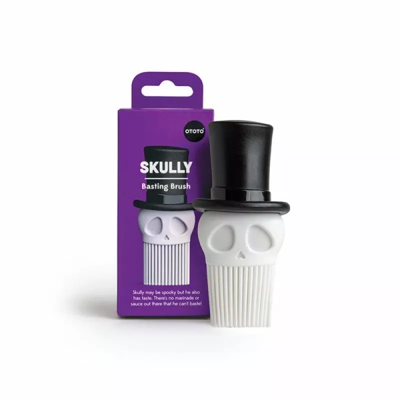 Ototo Design Skull Brush siliconen kookkwast
