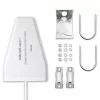 Externe 4G/5G LTE-antenne QOLTEC 9 dBi, N-bus, 3 m kabel