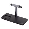Vrijstaand oplaadstation UNITEK P1212A 15 W draadloos ABS zwart zilver
