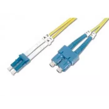 Glasvezel-patchkabel SC APC naar LC PC Digitus DK-292SCA3LC-01 1m