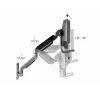 Gembird verstelbare wandhouder voor 2 displays 17''-32'' tot 8 kg MA-WA2-02