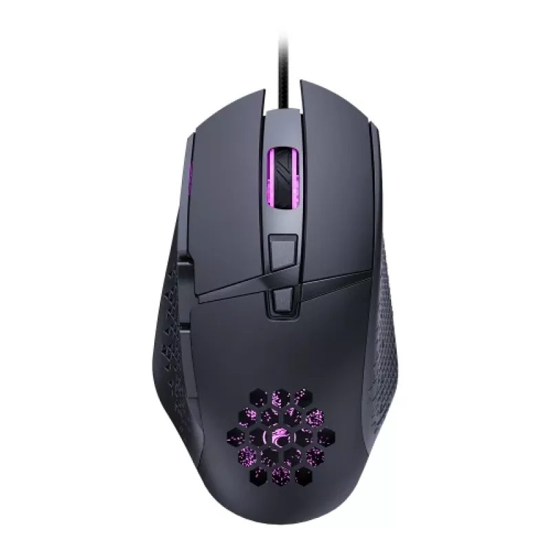 Lumi Legend WM03G-16 bekabelde muis, USB Type-A, optisch, 7200 DPI, Juoda